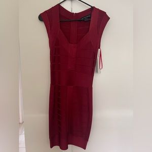 French Connection Ruby Red Bandage Dress Size 2